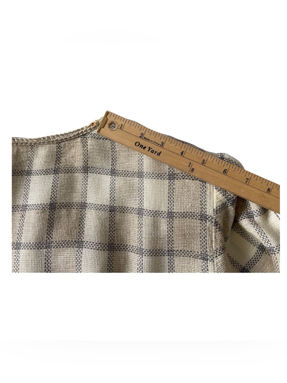 Vintage Women's Chelsea Studio Plaid Button-Up Jacket, 16 - Picture 14 of 15